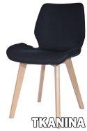 Krzesło tapicerowane SOPHIA FABRIC BLACK Lugano