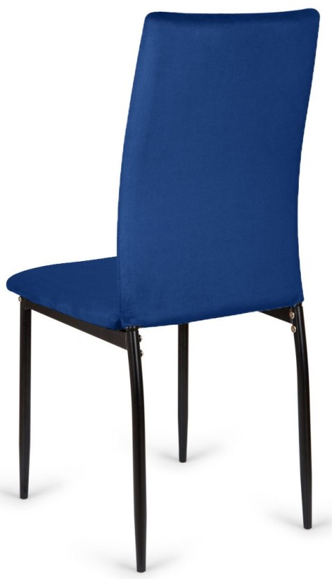 Krzesło tapicerowane VALVA DUO VELVET BLUE Lugano Krzesło tapicerowane VALVA DUO VELVET BLUE Lugano