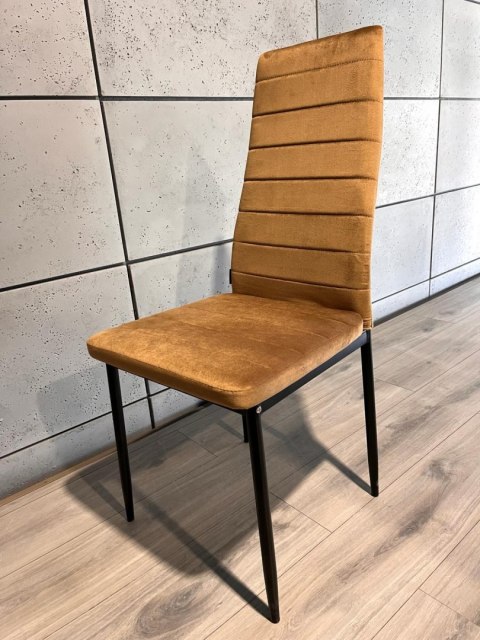 Krzesło tapicerowane VALVA LINE VELVET TRUFLE Lugano Krzesło tapicerowane VALVA LINE VELVET TRUFLE Lugano