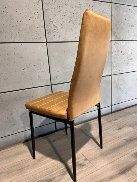 Krzesło tapicerowane VALVA LINE VELVET TRUFLE Lugano Krzesło tapicerowane VALVA LINE VELVET TRUFLE Lugano