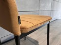 Krzesło tapicerowane VALVA LINE VELVET TRUFLE Lugano