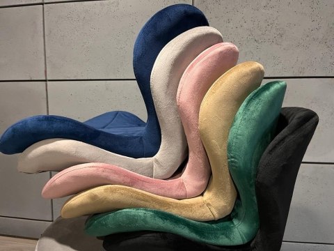 Krzesło tapicerowane VASTO BLUE VELVET Lugano Krzesło tapicerowane VASTO BLUE VELVET Lugano