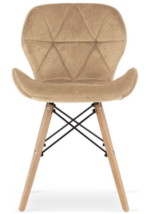 Krzesło tapicerowane VASTO SAND VELVET Lugano Krzesło tapicerowane VASTO SAND VELVET Lugano