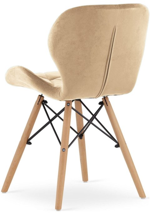 Krzesło tapicerowane VASTO SAND VELVET Lugano Krzesło tapicerowane VASTO SAND VELVET Lugano