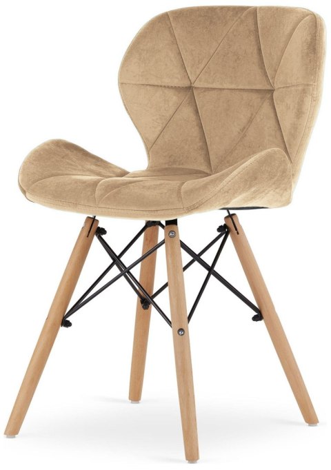 Krzesło tapicerowane VASTO SAND VELVET Lugano Krzesło tapicerowane VASTO SAND VELVET Lugano