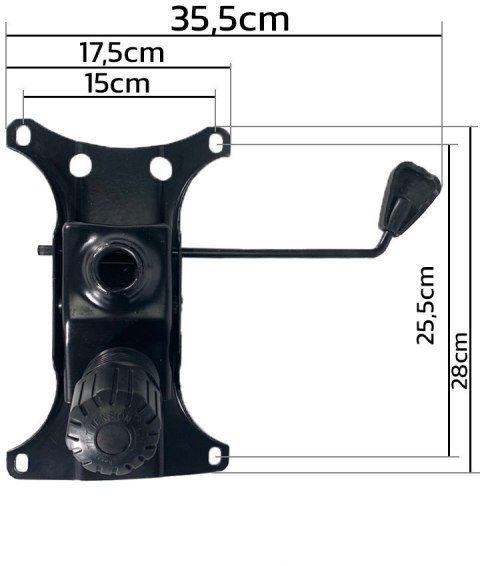 Mechanizm fotela obrotowego TILT - L regulacja Lugano Mechanizm fotela obrotowego TILT - L regulacja Lugano