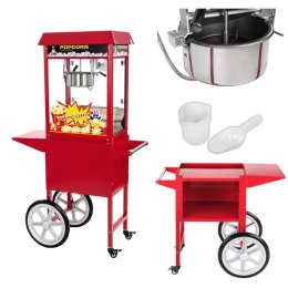 Mobilna maszyna do popcornu z wózkiem na kółkach Royal Catering