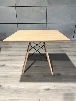 Stolik kawowy kwadratowy CAPRI WOOD 60x60 cm Lugano
