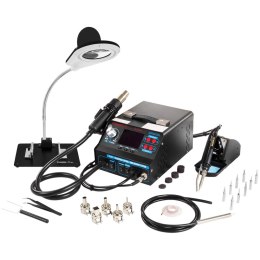 Profesjonalna stacja lutownicza Hot Air z odsysaniem dymu S-LS-6 Stamos Soldering