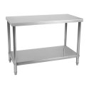 Stół do kuchni blat roboczy stal nierdzewna dolną półka 120x60cm Royal Catering