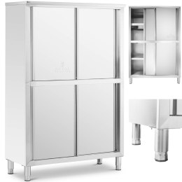 Szafa gastronomiczna magazynowa ze stali nierdzewnej drzwi suwane 180x118x50cm Royal Catering