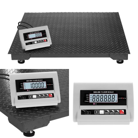 Waga elektroniczna magazynowa towarowa LCD do 1 Tony 1T Steinberg Systems
