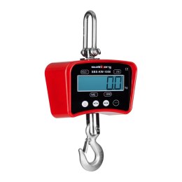 Waga hakowa podwieszana z pilotem do 1 tony 1T LCD czerwona Steinberg Systems