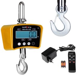 Waga hakowa podwieszana z pilotem do 1 tony 1T LCD żółta Steinberg Systems