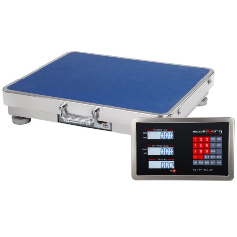 Waga platforma walizkowa bezprzewodowa WiFi SBS-PF-A150/20 LCD do 150kg Steinberg Systems