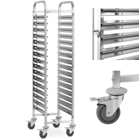 Wózek transportowy HoReCa na tace i pojemniki 1/1 GN Royal Catering