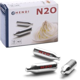 Naboje do syfonu do bitej śmietany gaz N2O 10 szt. - Hendi 588208 Hendi