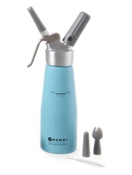 Syfon do bitej śmietany Błękitny 0,5 L - Hendi 975862 Hendi