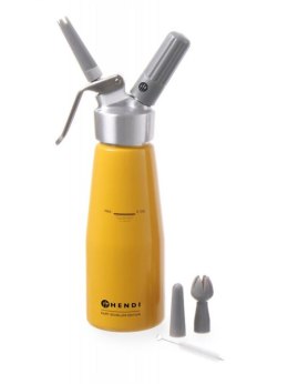 Syfon do bitej śmietany pastelowy żółty 0,5 L - Hendi 975855 Hendi