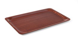 Taca antypoślizgowa drewniana, mahoń 530x325mm GN1/1 - Hendi 507216 Hendi