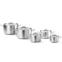 Garnek średni Kitchen Line z pokrywką 9,5 l śr. 280 x 155 mm - Hendi 836408 Hendi