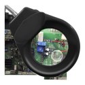 Lampka biurkowa LED bezcieniowa ze szkłem powiększającym 5x/10x i uchwytem na płytki PCB Stamos Soldering