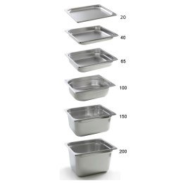 Pojemnik GN 1/6 stal nierdzewna Profi Line wys. 100 mm - Hendi 801727 Hendi