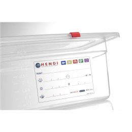 Pojemnik z polipropylenu GN 1/2 wys. 200 mm - Hendi 880159 Hendi