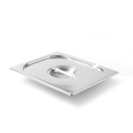 Pokrywka stalowa do GN Kitchen Line z wycięciem na chochlę GN 1/2 - Hendi 806937 Hendi